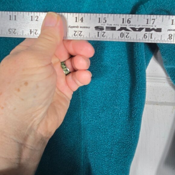 The North Face 1/4‎ Zip Pull Over Fleece Shirt Jacket Medium Women's Green - Picture 6 of 8